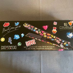 ROYALE PLATINUM HAIR STRAIGHTNER IRON HEATING ELEMENT-1.25 " PURE CERAMIC PLATES